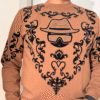 Men’s Designer Sweatshirt with Ornate Embroidered Detailing